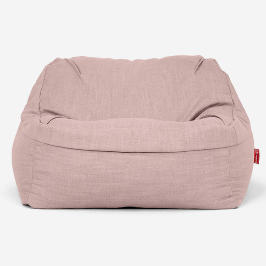 Saccosäckstolen Sloucher - Linneutseende Ros 02