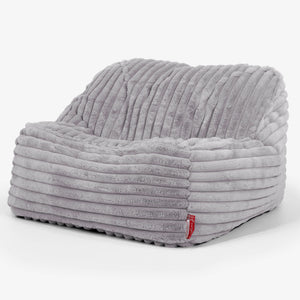 Saccosäckstolen Sloucher - Ultraplyschmanchestertyg Grå