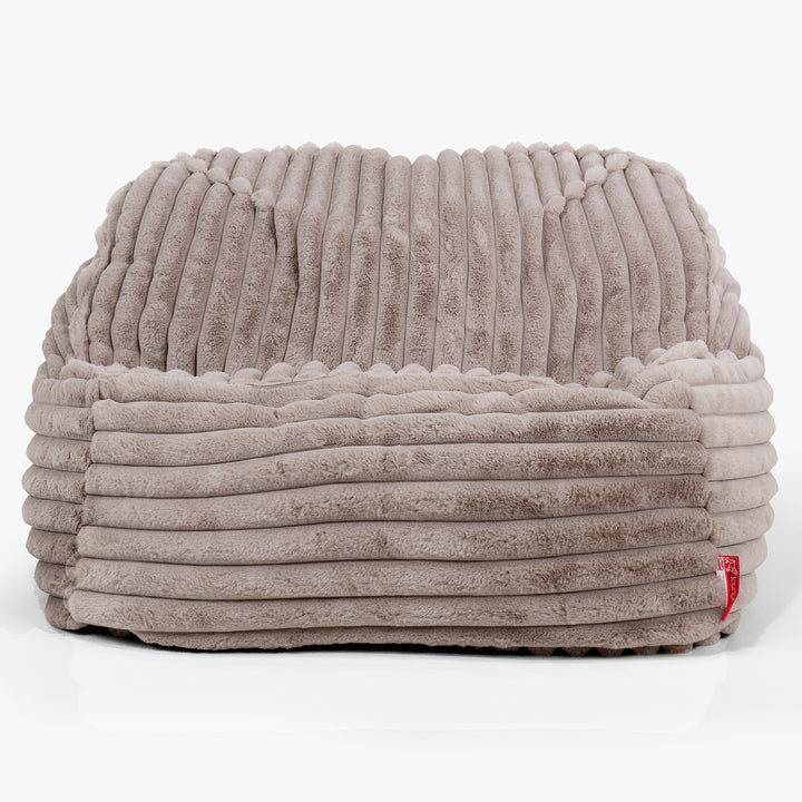 Saccosäckstolen Sloucher - Ultraplyschmanchestertyg Minkbrun 02