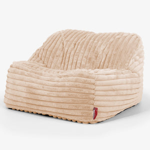 Saccosäckstolen Sloucher - Ultraplyschmanchestertyg Persika
