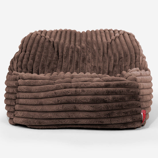 Saccosäckstolen Sloucher - Ultraplyschmanchestertyg Sable 02