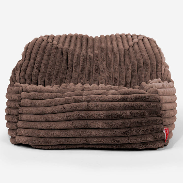 Saccosäckstolen Sloucher - Ultraplyschmanchestertyg Sable 02