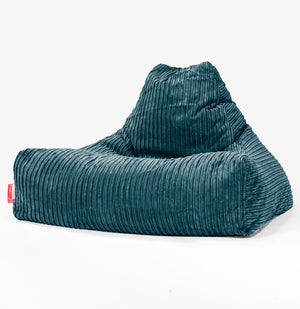 Sittsäck Lounge - Klassisk Manchestertyg Teal