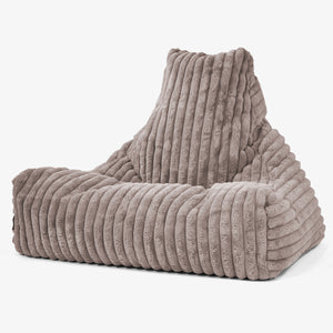 Sittsäck Lounge - Ultraplyschmanchestertyg Minkbrun