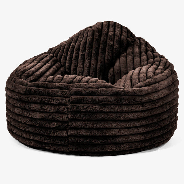 Sittsäck Stol 'Archi' - Ultraplyschmanchestertyg Sable 01