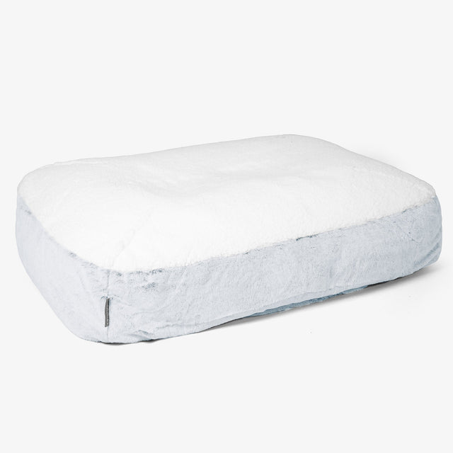 Sloucher Stor Hundsäng Ersättningsöverdrag - Fuskkaninpäls 01