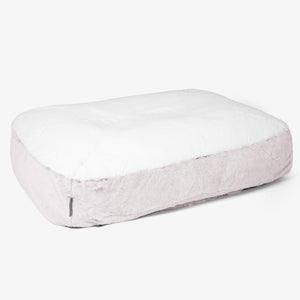 Sloucher Stor Hundsäng - Fuskkaninpäls Gammelrosa