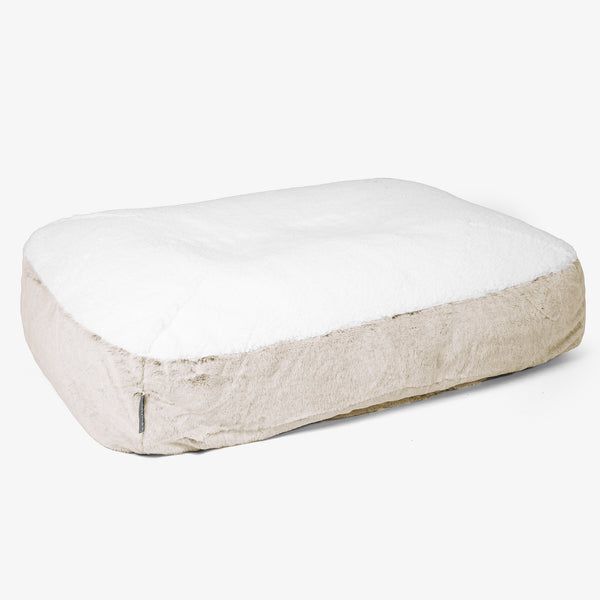 Sloucher Stor Hundsäng - Fuskkaninpäls Gyllenbrun 01