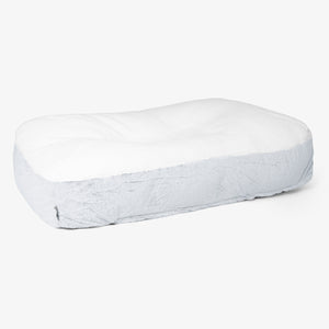 Sloucher XL Hundsäng - Fuskkaninpäls Gammelblå