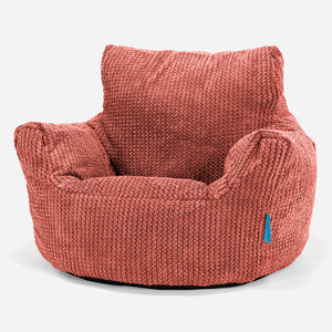 Småbarnfåtölj Saccosäck 1-3 år - Pom-pom Pumpaorange