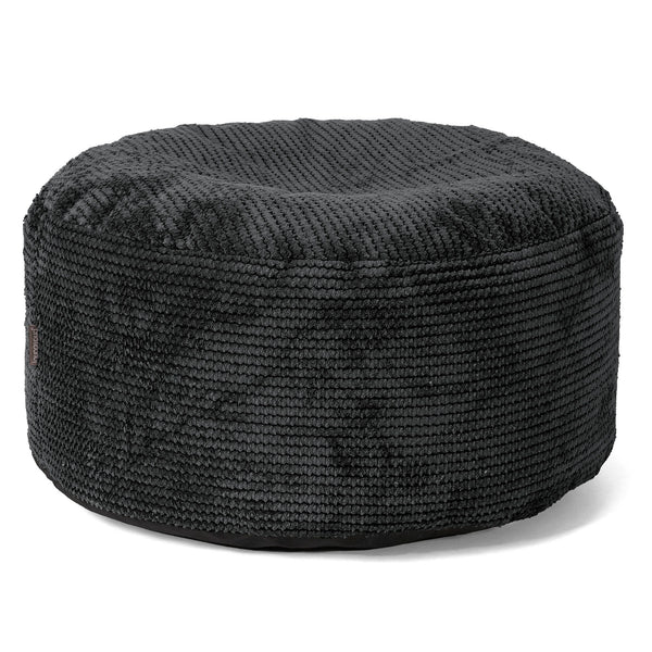 Stor Rund Fotpall - Pom-pom Svart01