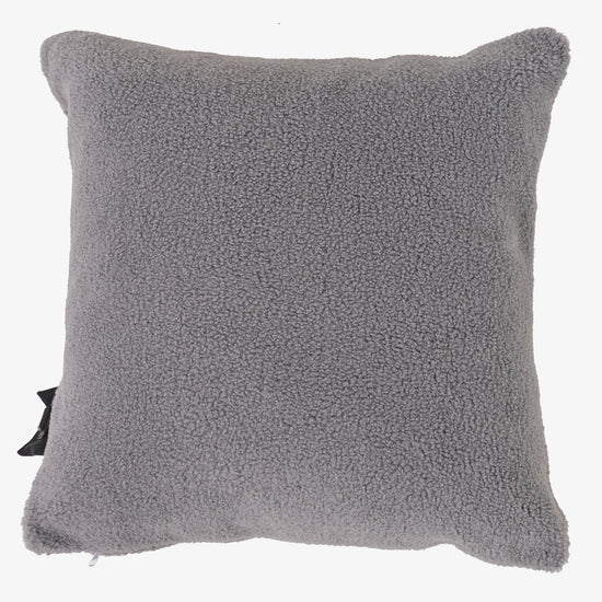 Uppvärmd Kudde 45 x 45cm - Sherpa Grå 01