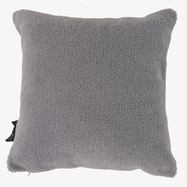 Uppvärmd Kudde 45 x 45cm - Sherpa Grå 01