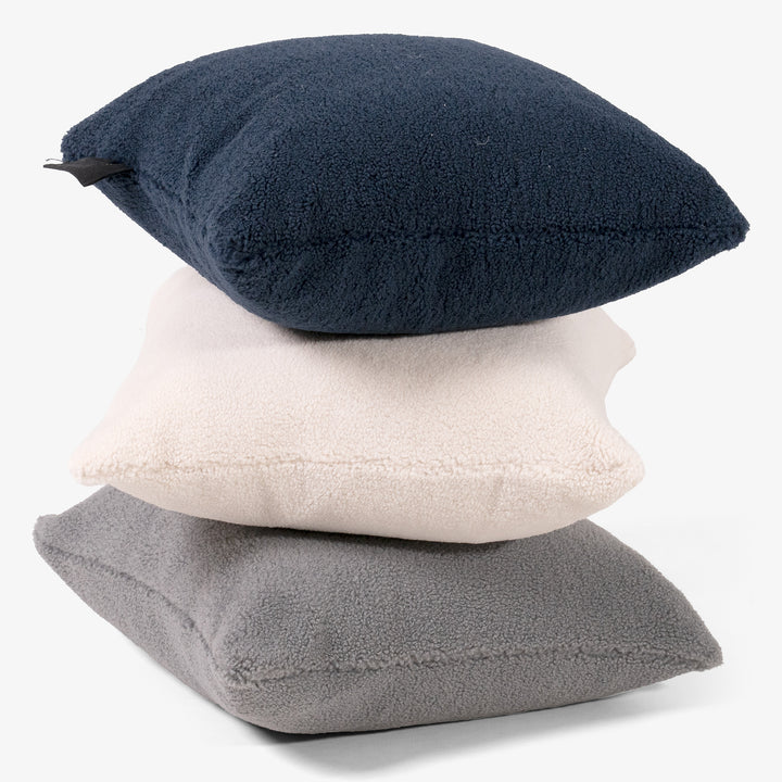 Uppvärmd Kudde 45 x 45cm - Sherpa Grå 03