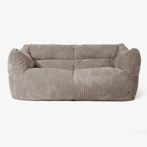 Victor Saccosäcksoffa - Klassisk Manchestertyg Duvgrå