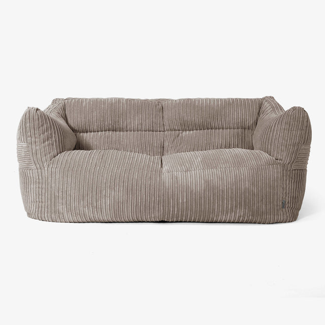 Victor Saccosäcksoffa - Klassisk Manchestertyg Duvgrå 01