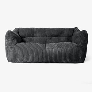 Victor Saccosäcksoffa - Klassisk Manchestertyg Svart