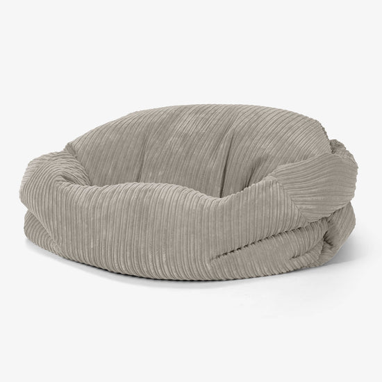 Sabine Saccosäcksoffa - Klassisk Manchestertyg Minkbrun 01