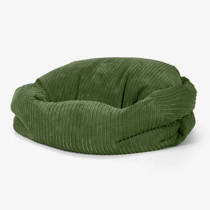 Sabine Saccosäcksoffa - Klassisk Manchestertyg Skogsgrön