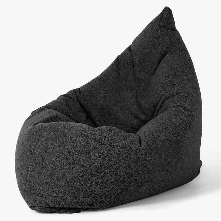 Saccosäck Kudde XXL - Boucle Grafitgrå 02