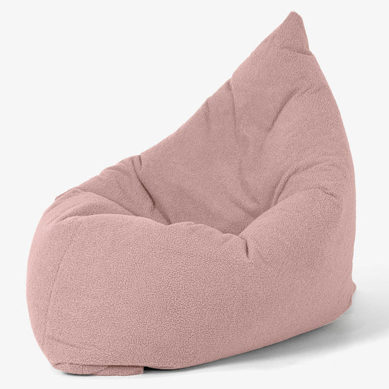 Saccosäck Kudde XXL - Boucle Rosa 02