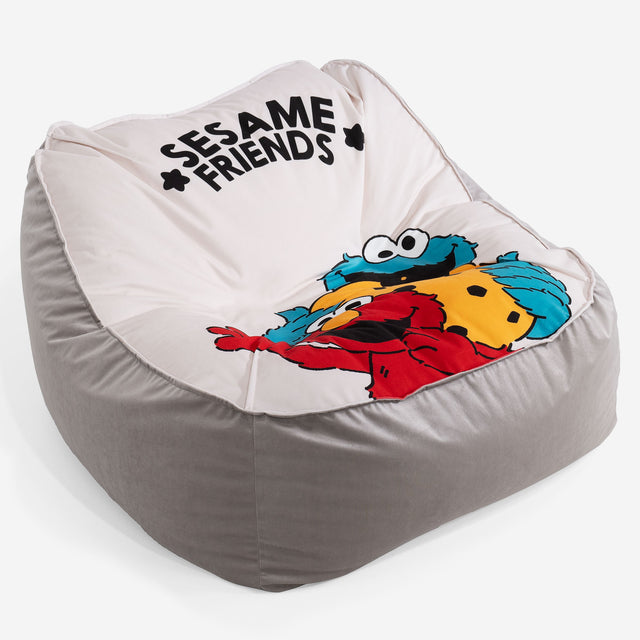 Saccosäckstolen Sloucher - Sesame Friends 02