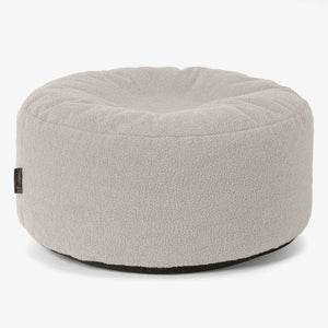 Sittpuff Rund - Boucle Elfenbensvit