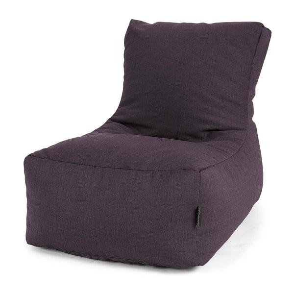 Sittsäck Lounge Outdoor - Sunbrella Marinblå 01