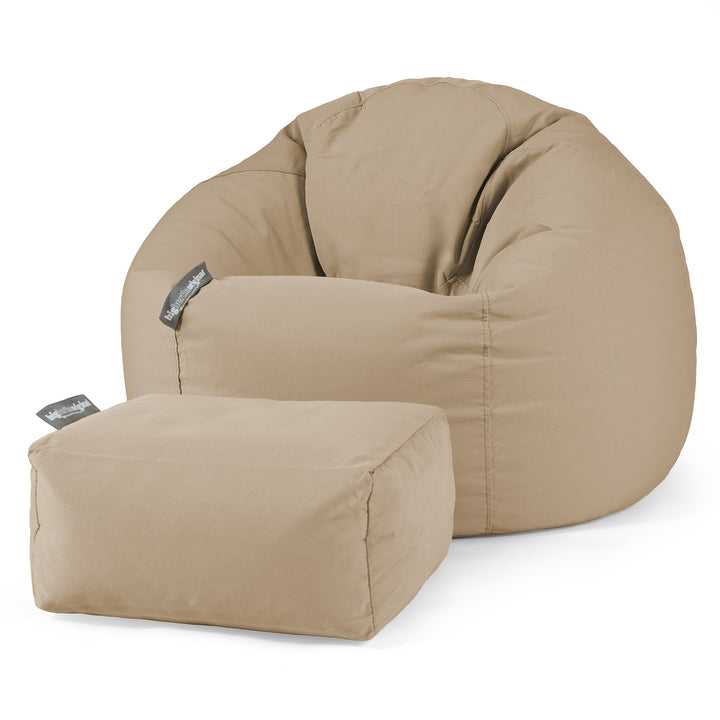 SoleiStorm™ Ultra 2000 h+ Klassisk Sittsäck Stol för Utomhusbruk - Olefin Beige 02