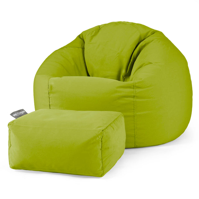 SoleiStorm™ Ultra 2000 h+ Klassisk Sittsäck Stol för Utomhusbruk - Olefin Limegrön 02