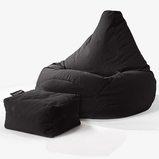 SoleiStorm™ Ultra 2000 h+ Game Fåtölj Saccosäck för Utomhusbruk - Svart 01