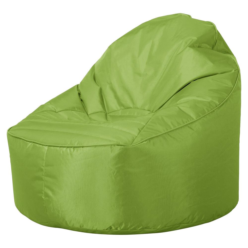 Bekväm Saccosäck Barn  2-6 år - SmartCanvas™ Limegrön 01
