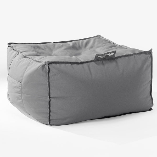 SoleiStorm™ Ultra 2000 h+ Sittpuff Fyrkantig för Utomhusbruk - Mellangrå 01