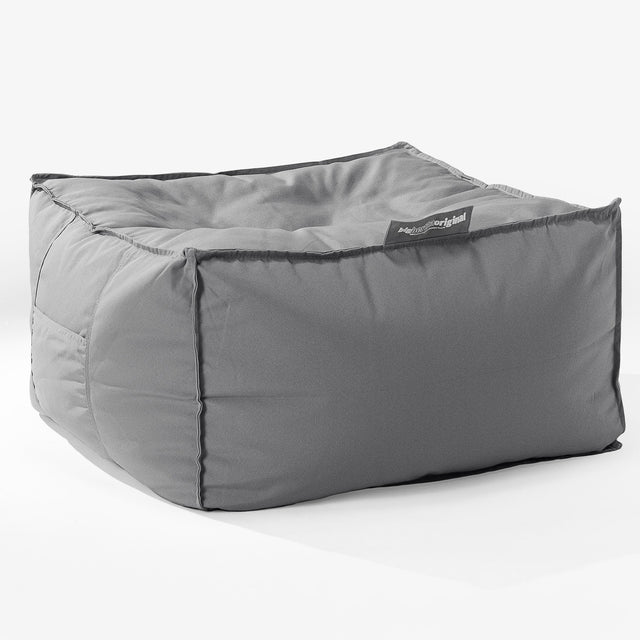 SoleiStorm™ Ultra 2000 h+ Sittpuff Fyrkantig för Utomhusbruk - Mellangrå 01