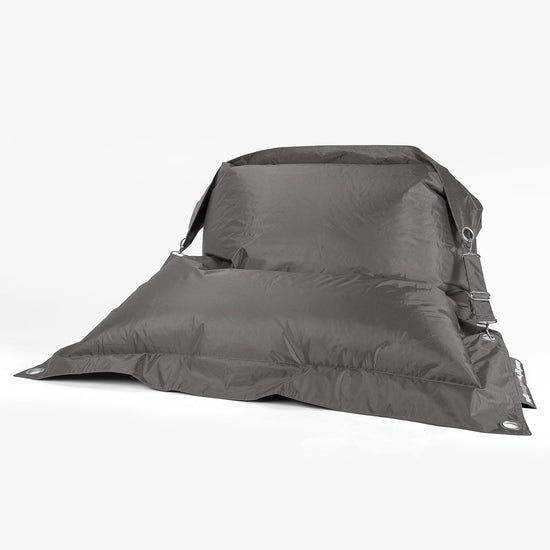 Saccosäck XXL Outdoor 'Med Remmar' - SmartCanvas™ Grafitgrå 01