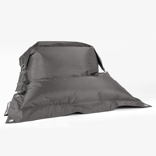 Saccosäck XXL Outdoor 'Med Remmar' - SmartCanvas™ Grafitgrå 01