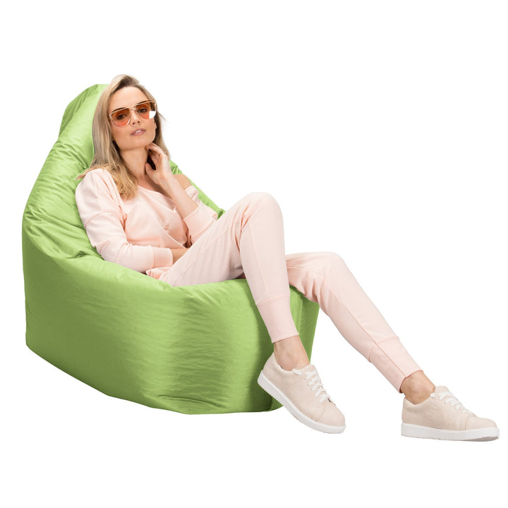 Big Bertha Original, Saccosäck XXL Outdoor, Sittsäck Sittkudde - Äppelgrön
