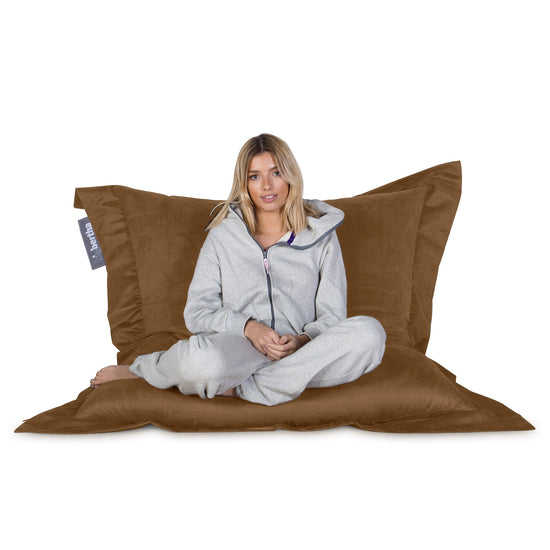 Big Bertha Original Saccosäck XXL, Sittsäck Sittkudde, Mocka Sandfärgad