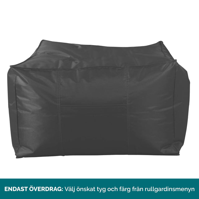 Sittpuff Fyrkantig ENDAST ÖVERDRAG - Ersättning/reservdelar 01