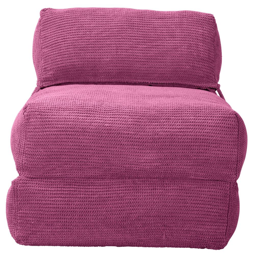 LOUNGE PUG, Avery – Futonstol Enkelsäng, Pom-pom Rosa