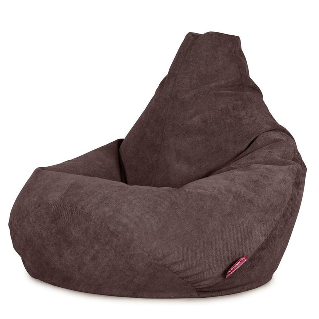 LOUNGE PUG®, Game Fåtölj Sittsäck, Sittsäck, Stol, Våfflat Chokladbrun