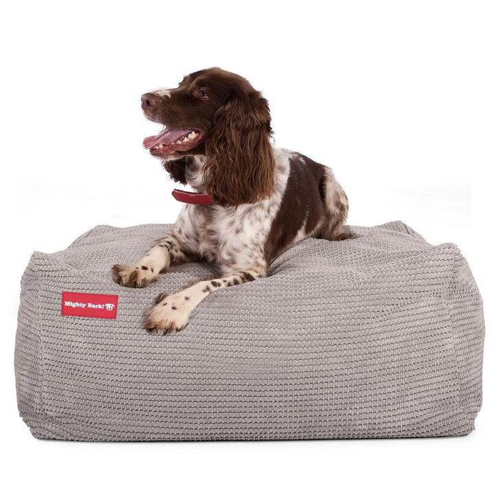 Mighty Bark, Hålan- Hundbädd med Memoryskum, Pom-pom Minkbrun