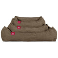 Stentvättad denim Khaki
