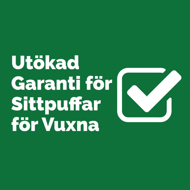 Big Bertha Original, Utökad Garanti för Sittpuffar för Vuxna