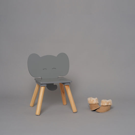 Barnstol med Figur - Elefant 02