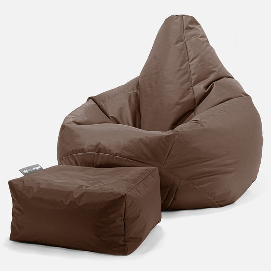Game Fåtölj Saccosäck - SmartCanvas™ Brun 01