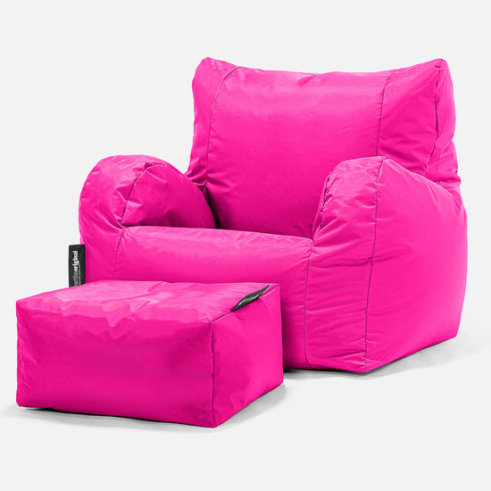 SmartCanvas™ Sittsäck Fåtölj - Ceris-rosa 02