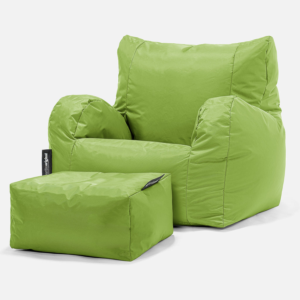 SmartCanvas™ Sittsäck Fåtölj - Limegrön 02