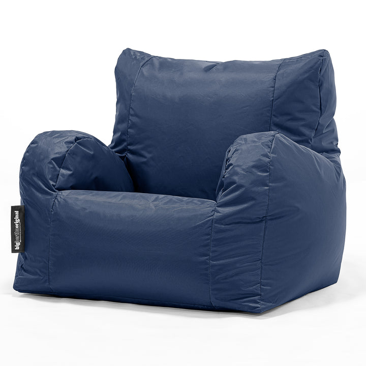 SmartCanvas™ Sittsäck Fåtölj - Marinblå 01