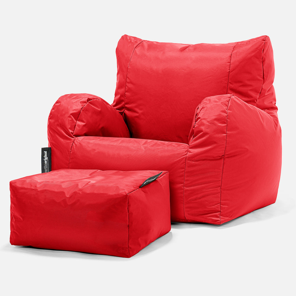 SmartCanvas™ Sittsäck Fåtölj - Röd 02